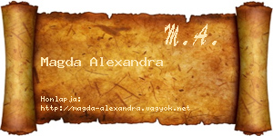 Magda Alexandra névjegykártya